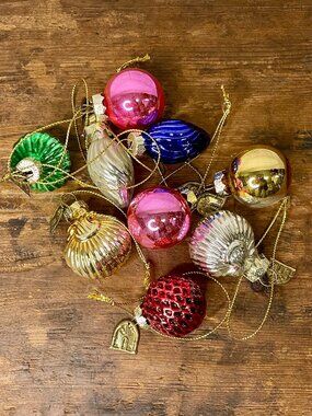 Thomas Pacconi Blown Glass Vintage Small Glass ornaments